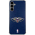 NBA New Orleans Pelicans Distressed Galaxy S24 Plus Clear Case